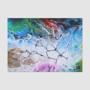 Papel De Seda Padrão de abstrato Art