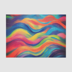 Papel De Seda Padrão de Abstrato azul brilhante de tendência