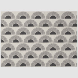Papel De Seda Padrão de Abstrato de Arte Moderno Preto e bege Su