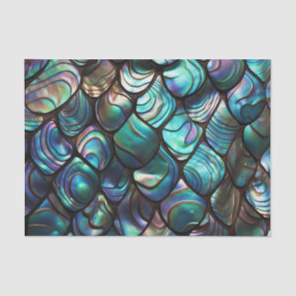 Papel De Seda Padrão de Abstrato de Shell Abalone