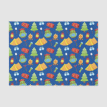 Padrão de acampamento de verão bonito