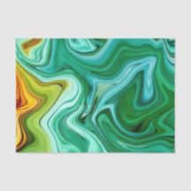 Padrão de Ágata Verde e Amarelo/Dourado