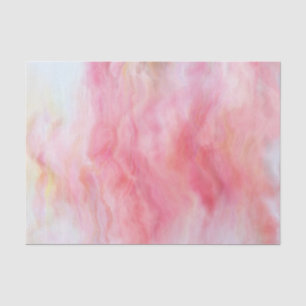 Papel De Seda Padrão de Agato de Aquarela Rosa Elegante 