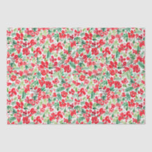 Padrão de aquarela de Natal Vermelho