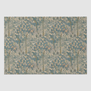 Papel De Seda Padrão de Arara Art Nouveau Vintage de Walter Cran