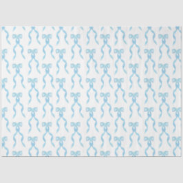 Papel De Seda Padrão de Arco Azul de Cor da Água do rico