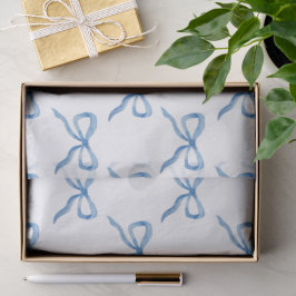 Papel De Seda Padrão de Arco de Aquarela Azul