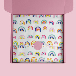 Papel De Seda Padrão de arco-íris