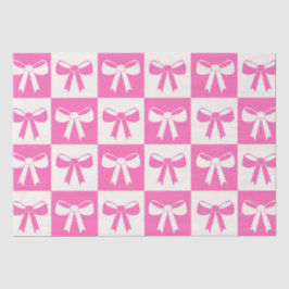 Papel De Seda Padrão de Arcos Rosa Girly Coquette Verificado