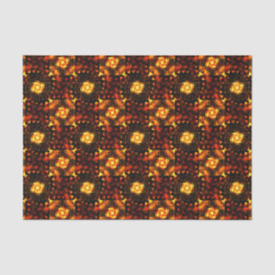 Papel De Seda Padrão de Arte Abstrata Boho Moderno Elegante Dour