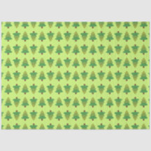 Padrão de Árvores em Verde