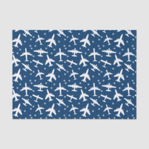 Papel De Seda Padrão de Avião Ameaçado da Aviação Azul