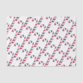 Papel De Seda Padrão de Bastão de Natal