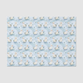 Papel De Seda Padrão de Bebê Menino de Lago de Patos Fofos, Berç