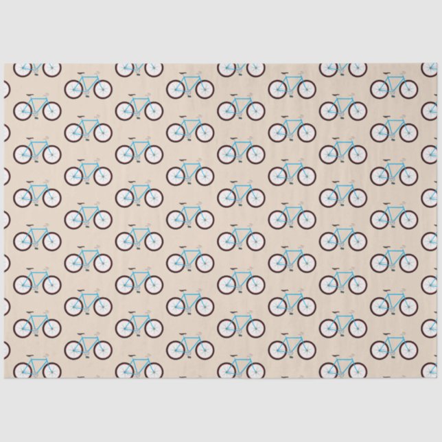 Papel De Seda Padrão de bicicleta de bicicleta (Frente )