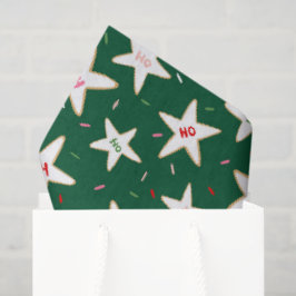 Papel De Seda Padrão de Biscoito de Natal