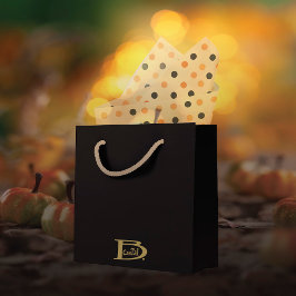 Papel De Seda Padrão de Bolinhas do Halloween