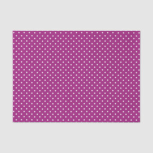 Papel De Seda Padrão de Bolinhas Roxo