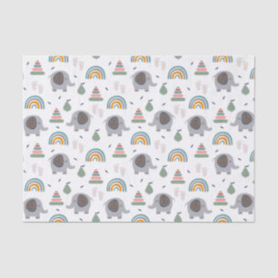 Papel De Seda Padrão de Brinquedo de Bebê Bonito