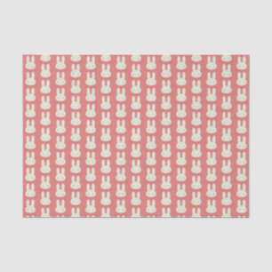 Papel De Seda Padrão de Cabeça Bonito Rosa