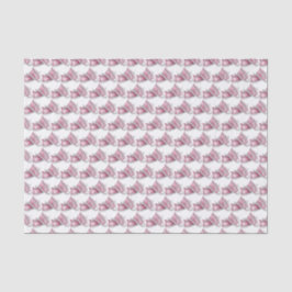 Papel De Seda Padrão de Calçados de Bebê Rosa Cor-de-Água-Cons