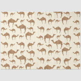 Papel De Seda Padrão de Camel Animal