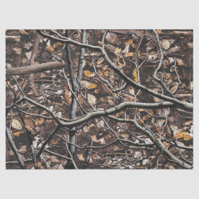 Papel De Seda Padrão de Camuflagem de Caça 6 (Frente )