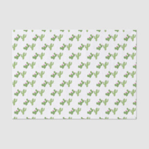 Papel De Seda Padrão de casal de cactos