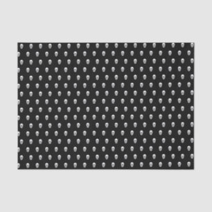 Papel De Seda Padrão de Caveira do Cheio