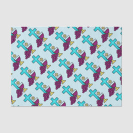 Papel De Seda Padrão de comunhão sagrado