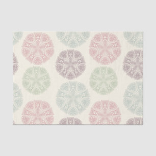Papel De Seda Padrão de cor azul verde cor verde-rosa mandala