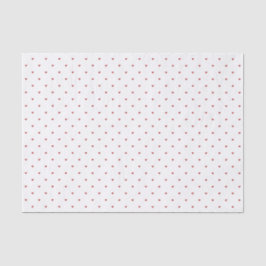 Papel De Seda Padrão de Coração Vermelho Macio de Dia dos Namora