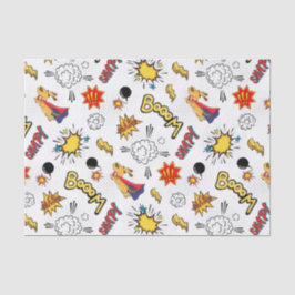Papel De Seda Padrão de Desenho Animado Fofo