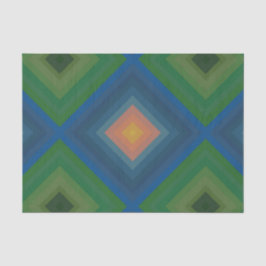 Papel De Seda Padrão de Diamante de Faixa de Cor da Pop da Arte