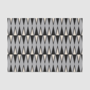 Papel De Seda Padrão de Diamante Moderno do meio século