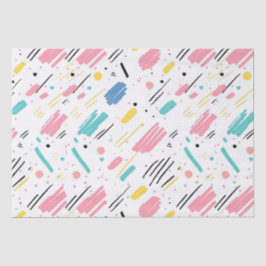 Papel De Seda Padrão de doces de salsicha de aniversário