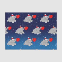 Padrão de elefante de papais noeis