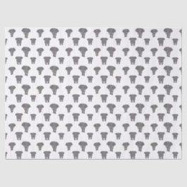 Papel De Seda Padrão de Elefante Frente e Verso Multi Cor