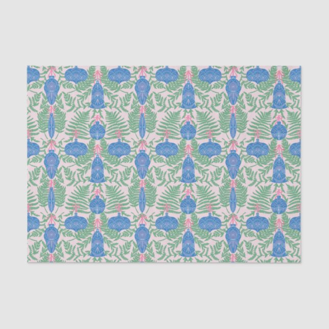 Papel De Seda Padrão de Enfeites de natal Festivos (Frente )