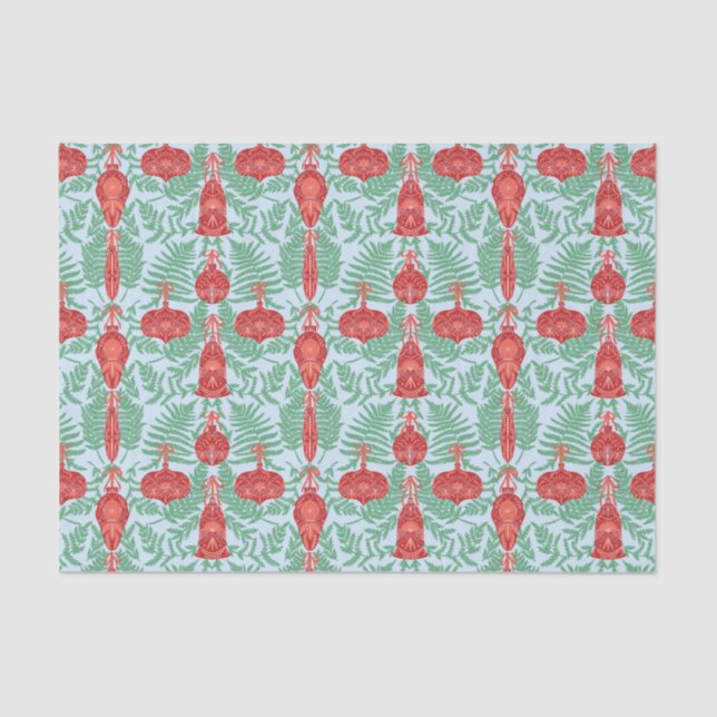 Papel De Seda Padrão de Enfeites de natal Festivos (Frente )