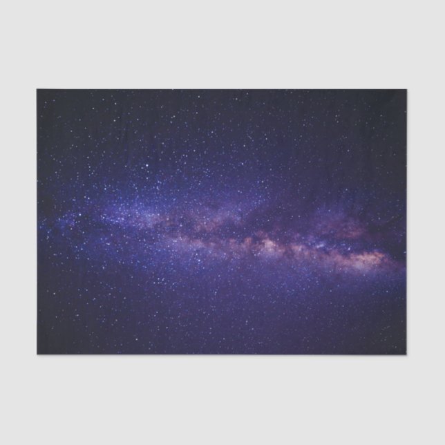 Papel De Seda Padrão de estrela da Galáxia Espacial (Frente )