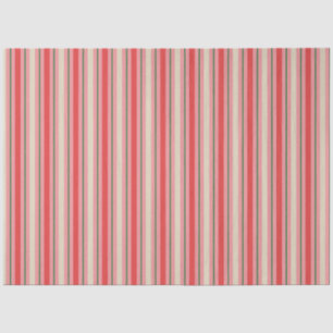 Papel De Seda Padrão de Faixa de Natal Retroativa, antigo, rosa