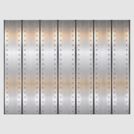 Papel De Seda Padrão de faixas metálicas de textura de cinza pra