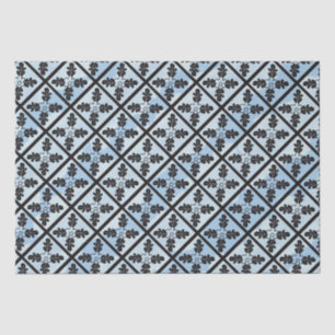 Papel De Seda Padrão de Filtro de Carvalho Azul