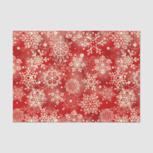 Papel De Seda Padrão de flocos de neve