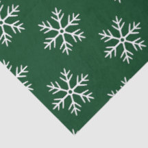Padrão de Flocos de Neve Verde Natal