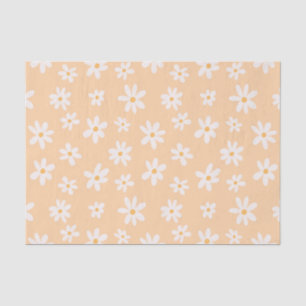 Papel De Seda Padrão de Flor de Daisy Cute