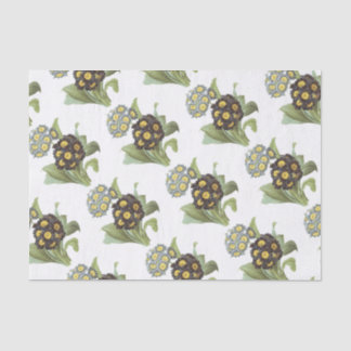 Papel De Seda Padrão de Flor de Primula