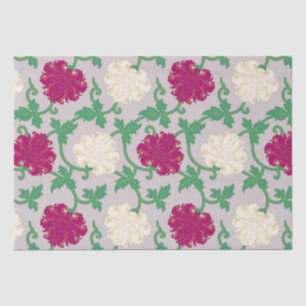 Papel De Seda Padrão de Flor Japonês