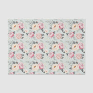 Papel De Seda Padrão de Flor Rosa Rosa Rosa Rosa Rosa Rosa Rosa 